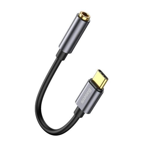 adapter audio baseus l54 usb-c + mini jack 3,5mm (szary) na Arena.pl