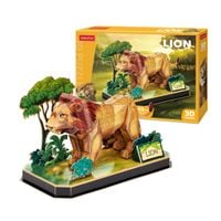 puzzle 3d zwierzęta lew 8561