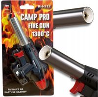 PALNIK NA KARTUSZ GAZOWY PISTOLET GAZOWY OPALARKA LUTOWNICA + 4x GAZ