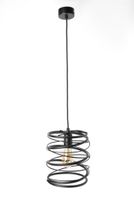 Nowoczesne Lampy Wiszące Loft Spring 2784/Z-B-1 CZARNA