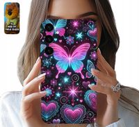 ETUI CASE SAMSUNG GALAXY S24 MOTYLEK MOTYLKI W SERCA DAMSKIE WZORY