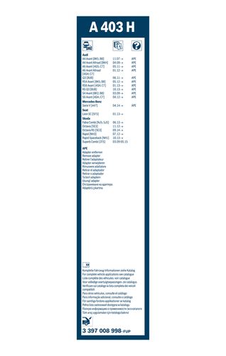 BOSCH PIÓRA WYCIERACZEK AREOTWIN PRZÓD+TYŁ na Arena.pl