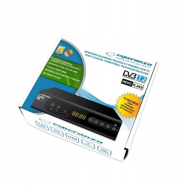 Tuner DVB-T2 Esperanza EV106P zdjęcie 9