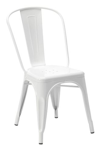 Krzesło TOWER białe metal na Arena.pl