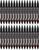 MARKER DO PŁYT CD DVD DWUSTRONNY FOLIOPIS 0,5 i 1mm TOMA CZARNY x 40