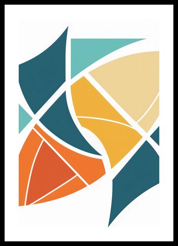 Plakat 67,5x100cm Geometria Wiatru na Arena.pl