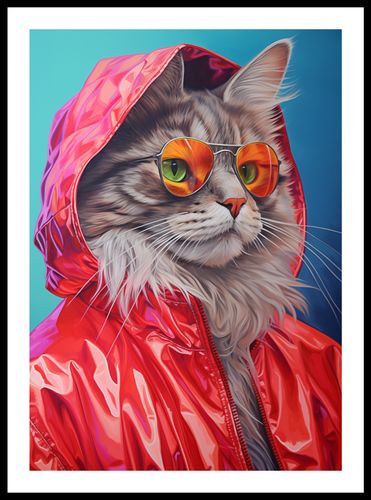 Plakat 42x59,4cm Kot w Stylu na Arena.pl