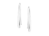 WISZĄCE PODŁUŻNE RODOWANE SREBRNE KOLCZYKI POŁYSK