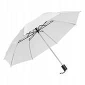 Parasol parasolka składana unisex biały pokrowiec wiatroodporny uniwersalny