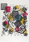 Plakat 70x100cm Kleine Welten V, Wassily Kandinsky Vintage Salon