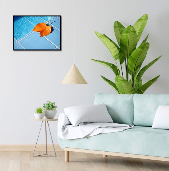 Plakat 55x40cm Liść przy Wodzie zdjęcie 4