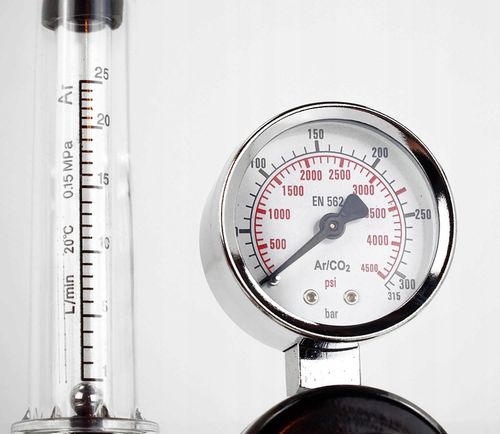 Reduktor Argon CO2 regulator z rotametrem do spawarka TIG MIGOMAT 200 bar na Arena.pl