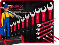Zestaw Kluczy 6-32mm Klucze płasko oczkowe 12 el. GUMA GRUBOŚĆ 9MM PREZENT