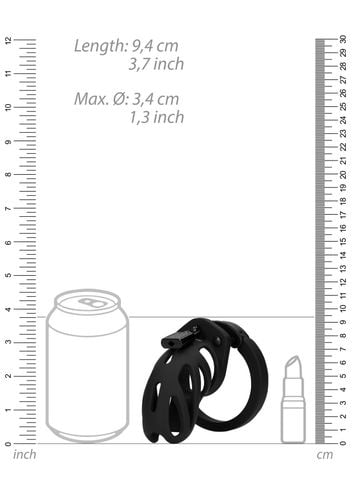model 24   chastity cage   3.5 / 9 cm   black na Arena.pl