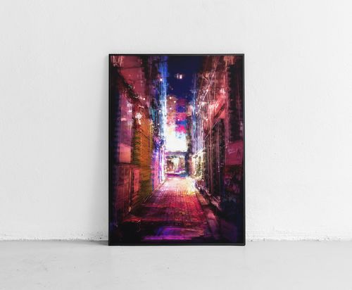 Plakat abstrakcja china town 30x40 cm na Arena.pl