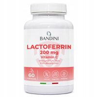 Bandini|200 mg Laktoferyny + witamina C|Wysoka dawka |60 kapsułek