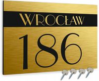 Tabliczka ADRESOWA ALUMINIOWA Numer domu 20x15