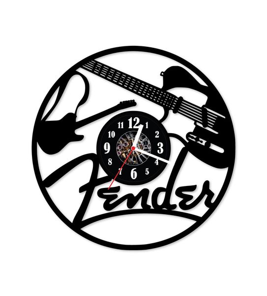 Zegar ścienny z płyty winylowej 259.13 Gitara zdjęcie 1