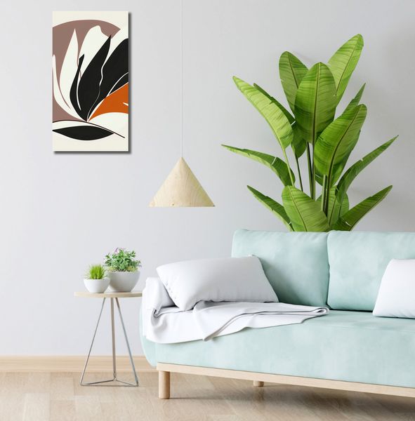 Obraz 30x60cm Elegancja Roślinna zdjęcie 2