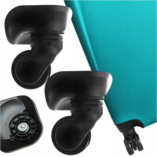 2 SZT CZARNE KÓŁKO DO WALIZKI CZĘŚCI WALIZEK TORBY A09 na Arena.pl