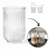 szklanka ryflowana wysoka 480 ml grube szkło 1szt szk64