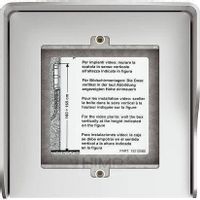 Obudowa natynkowa z daszkiem do paneli Sfera - 1 moduł - Aluminium Legrand 350611