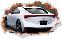 Naklejka samoprzylepna dziura 3D auta sportowe HIT