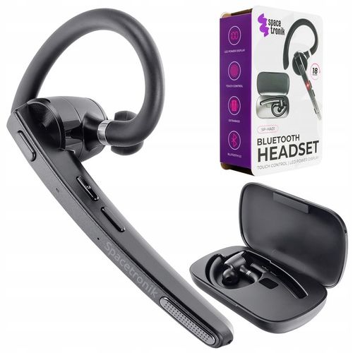 SŁUCHAWKA BLUETOOTH 5.2 QCC3020 BEZPRZEWODOWY ZESTAW SŁUCHAWKOWY 15H ROZMÓW na Arena.pl