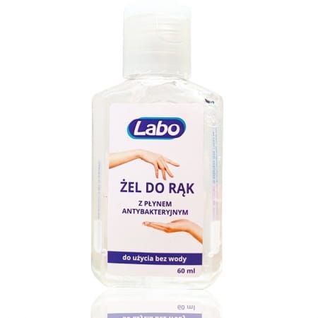 Żel antybakteryjny do rąk Labo 60ml bez użycia wody zdjęcie 1