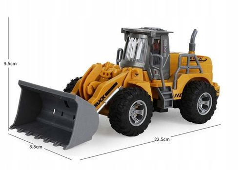 ZABAWKA DLA DZIECI BULDOŻER SPYCHACZ KOPARKA STEROWANA NA PILOT |WIEK 3+| na Arena.pl