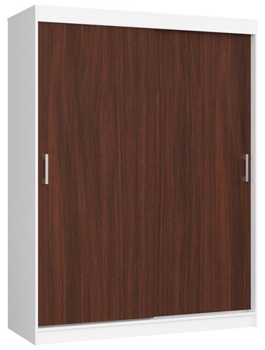 SZAFA PRZESUWNA 150 cm CLP MONO BIAŁA/WENGE na Arena.pl