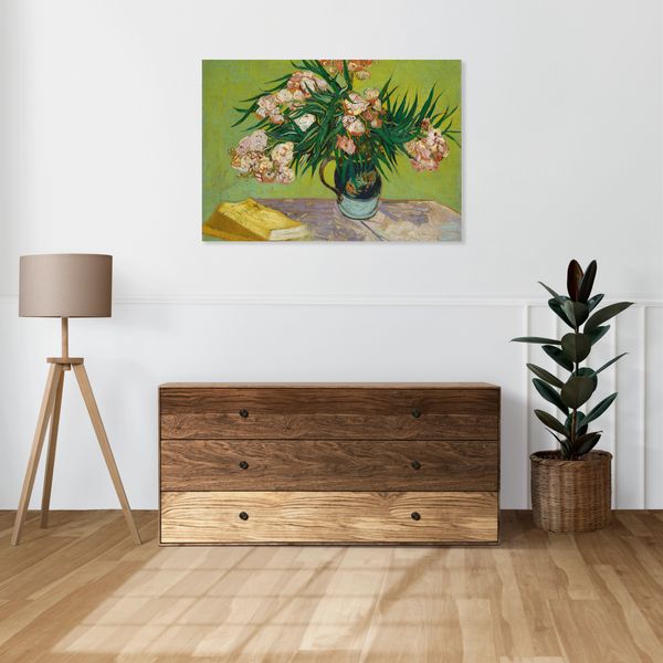 Obraz 60x40cm Oleanders, Van Gogh Vintage do Salonu zdjęcie 2