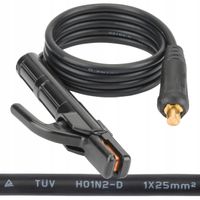 UCHWYT ELEKTRODOWY DO MIGOMATU PRZEWÓD SPAWALNICZY MMA 250A 13mm 200cm