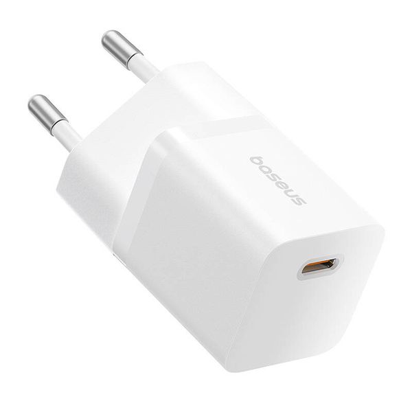 ładowarka baseus gan5 mini 1c, 25w (biały) zdjęcie 3