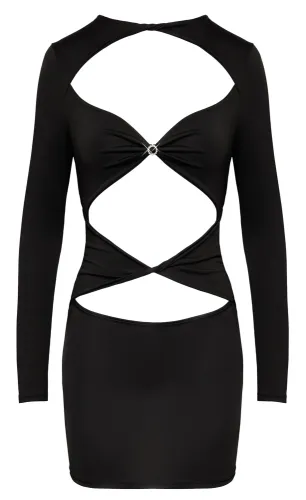 cottelli party sukienka krotka z ozdobnymi wycięciami czarna m na Arena.pl