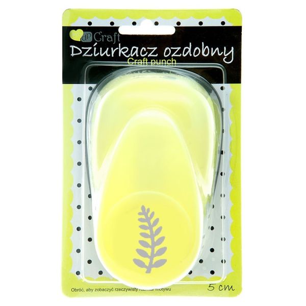 dziurkacz ozdobny 5cm paproć zdjęcie 1