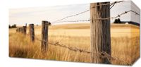 Obraz 40x20cm Płot na Polu