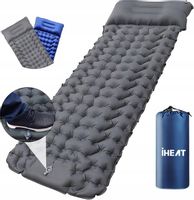 MATA SAMOPOMPUJĄCA MATERAC 200X70X10 WYTRZYMAŁA SZARA SUPERLEKKA