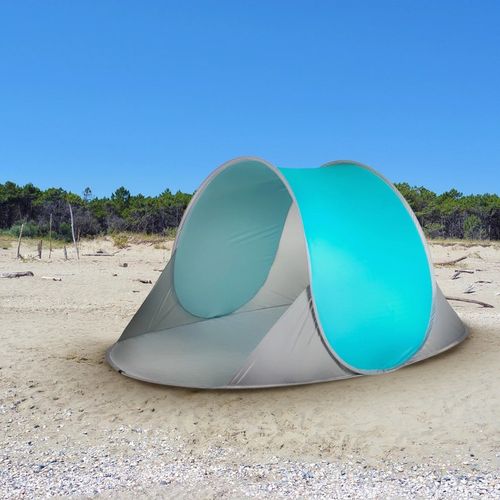 NAMIOT PLAŻOWY SAMOROZKŁADAJĄCY PARAWAN ZAMYKANY SZYBKI POP UP UV50 OUTTEC na Arena.pl