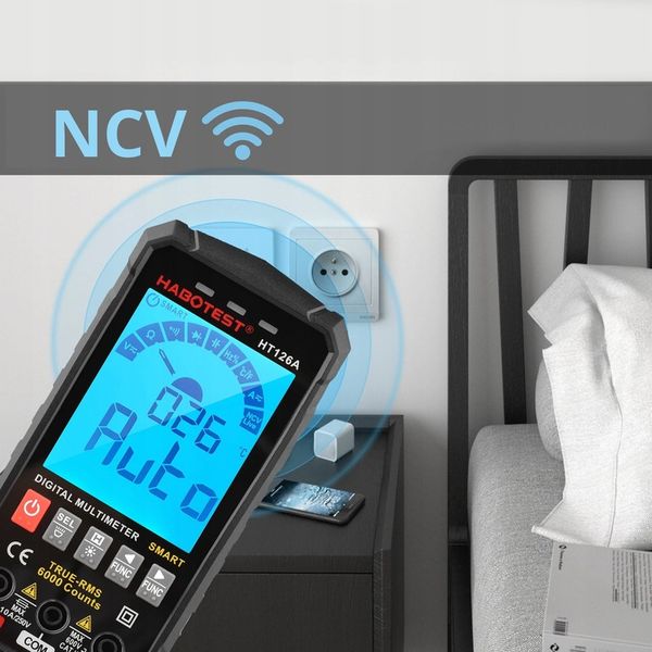 CYFROWY MULTIMETR UNIWERSALNY NCV RMS LIVE TEST TERMOPARA TEMP. zdjęcie 6