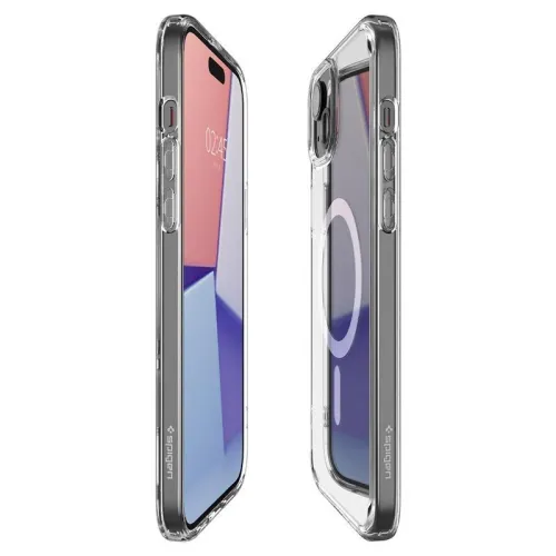 Etui Spigen Crystal Hybrid MagSafe na iPhone 15 Plus - przezroczyste na Arena.pl