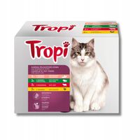 Mokra Karma dla kota Tropi mix smaków 100 g x 48szt. DUŻY PAKIET Mega Box