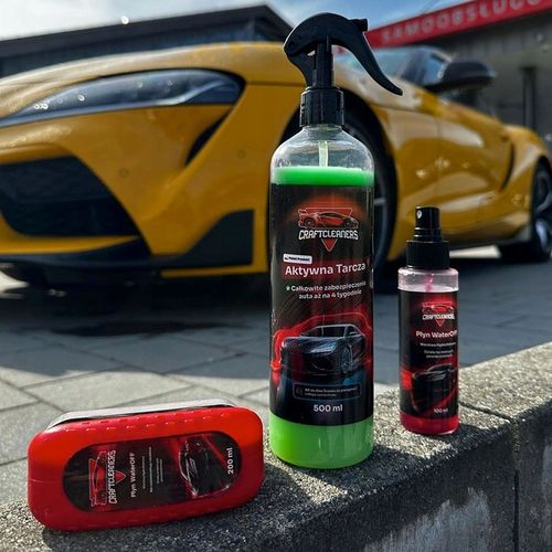 ZESTAW HYDROFOBOWY Aktywna Tarcza WaterOFF Niewidzialna Wycieraczka GRATISY na Arena.pl