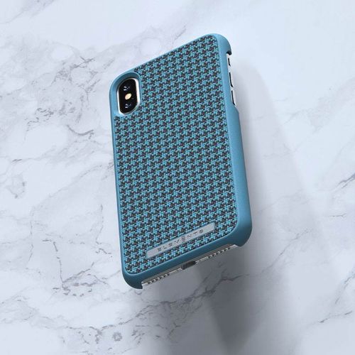 Materiałowe etui iPhone Xs / X (Petrol) na Arena.pl