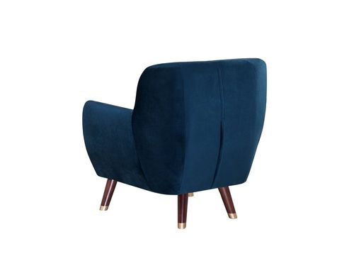 Fotel Welurowy Niebieski Bodo na Arena.pl