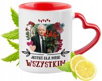 Kaczyński Czerwony Z Uszkiem W Kształcie Serca Na Prezent