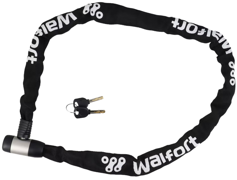 Zapięcie do roweru łańcuch kłódka Walfort 6 mm zdjęcie 2