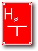 TODW-1 ZNAK H TABLICZKA ORIENTACYJNA DLA HYDRANTU