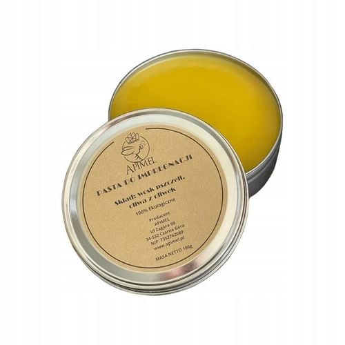 Pasta z wosku pszczelego do impregnacji drewna butów skóry 180g na Arena.pl