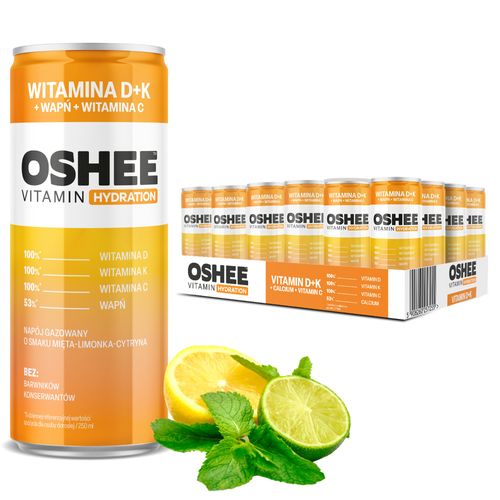 24x OSHEE Vitamin Hydration Witamina D + K 250 ml na Arena.pl